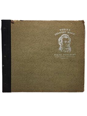 World’s Greatest Music - Schubert Symphony No. 8 In B Minor (unf) 78RPM Album